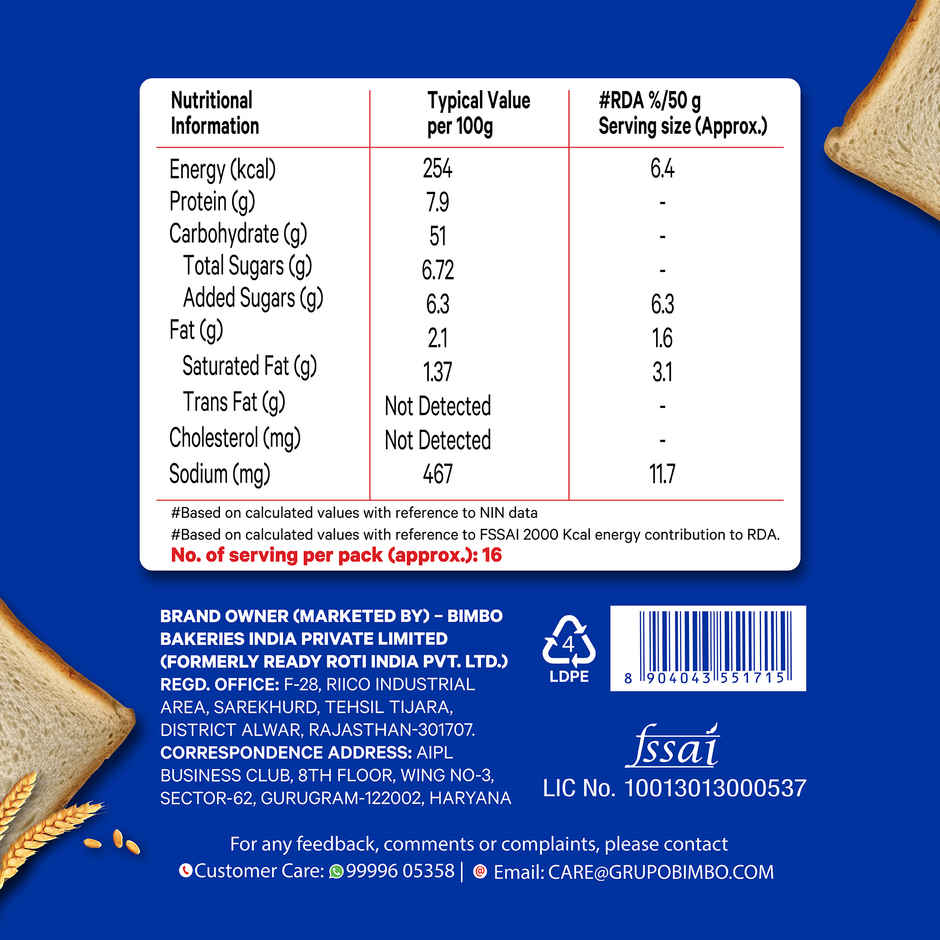 Modern Sandwich Supreme White Bread