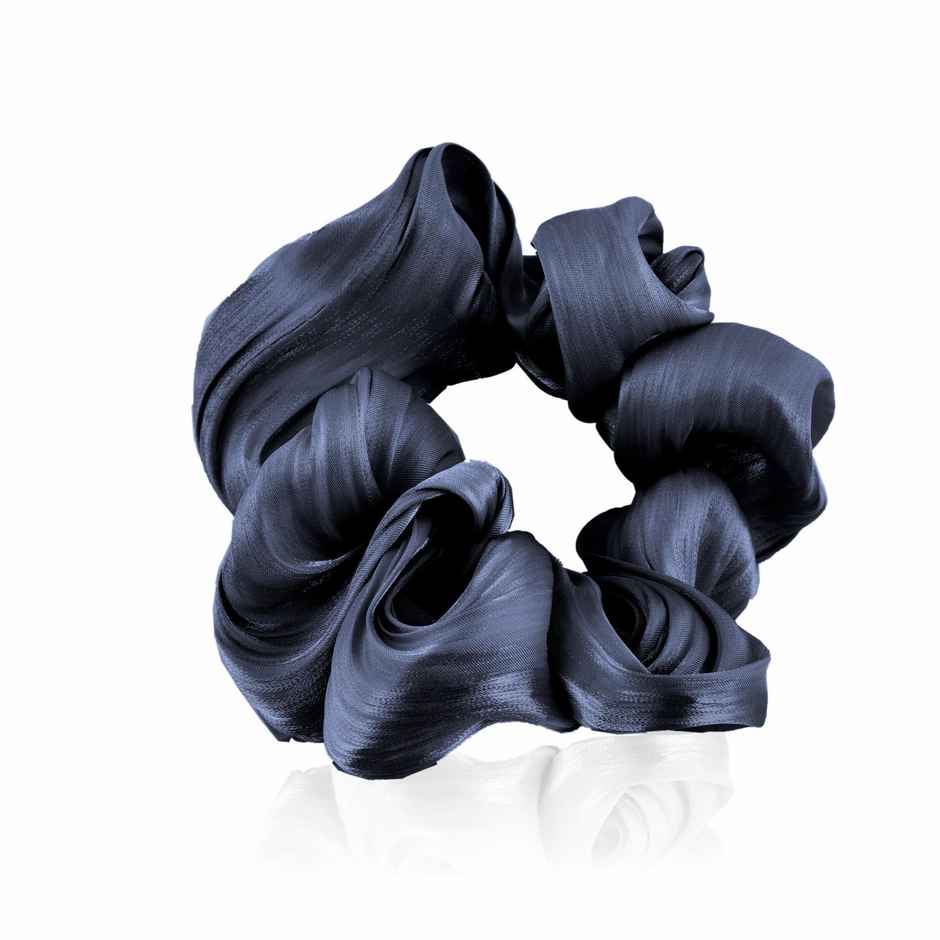 GUBB Satin Scrunchie | Black | Hair Accessory