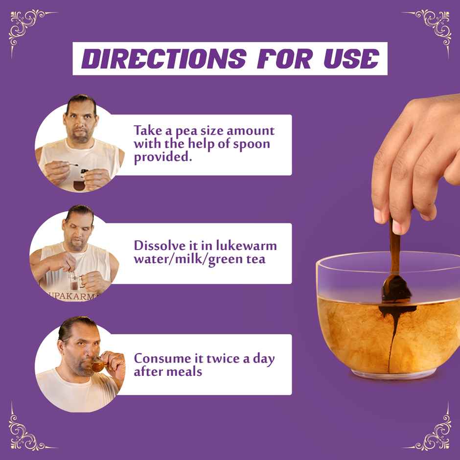 Upakarma Shilajit Resin With Ashwagandha