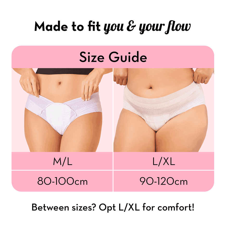 Plush Disposable Period Panty | L-XL