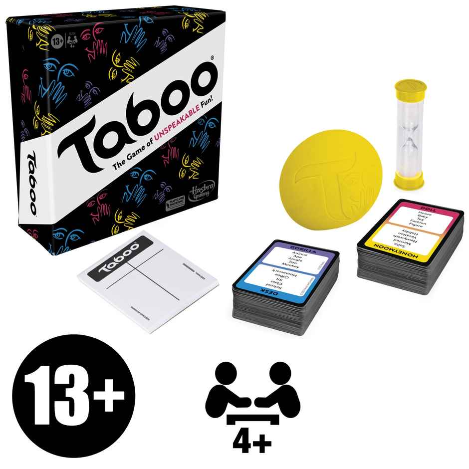 Hasbro Taboo Board Game | Word Guessing Party Game