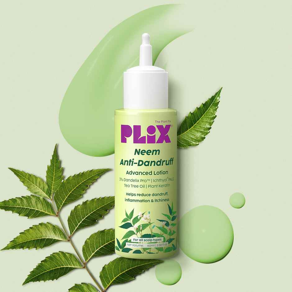 Plix The Plant Fix Neem Anti-Dandruff Advanced Lotion | Reduces Dandruff | Itchy Scalp