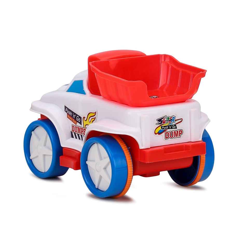 Press N Go Dumper Truck - Exciting Friction Toy for Kids (Assorted)