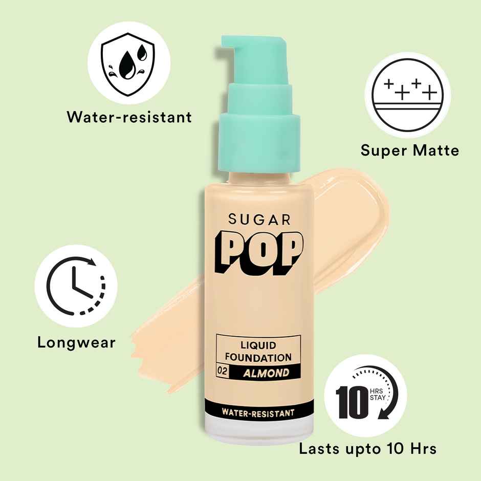 SUGAR POP Liquid Foundation - 02 Almond