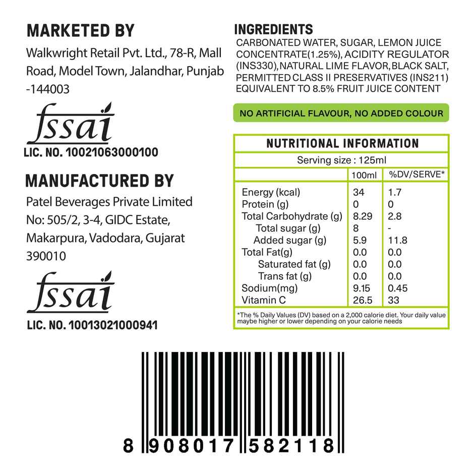 Tipsy Tiger Lemon Lemonade | Citrus Drink Mixer