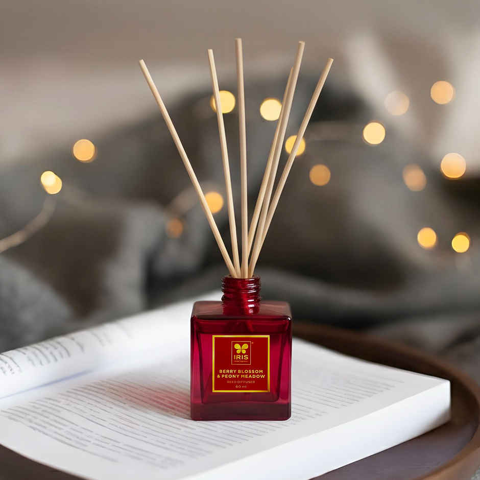 IRIS Reed Diffuser Set | Floral & Fruity Fragrance | Lasts More than 30 Days
