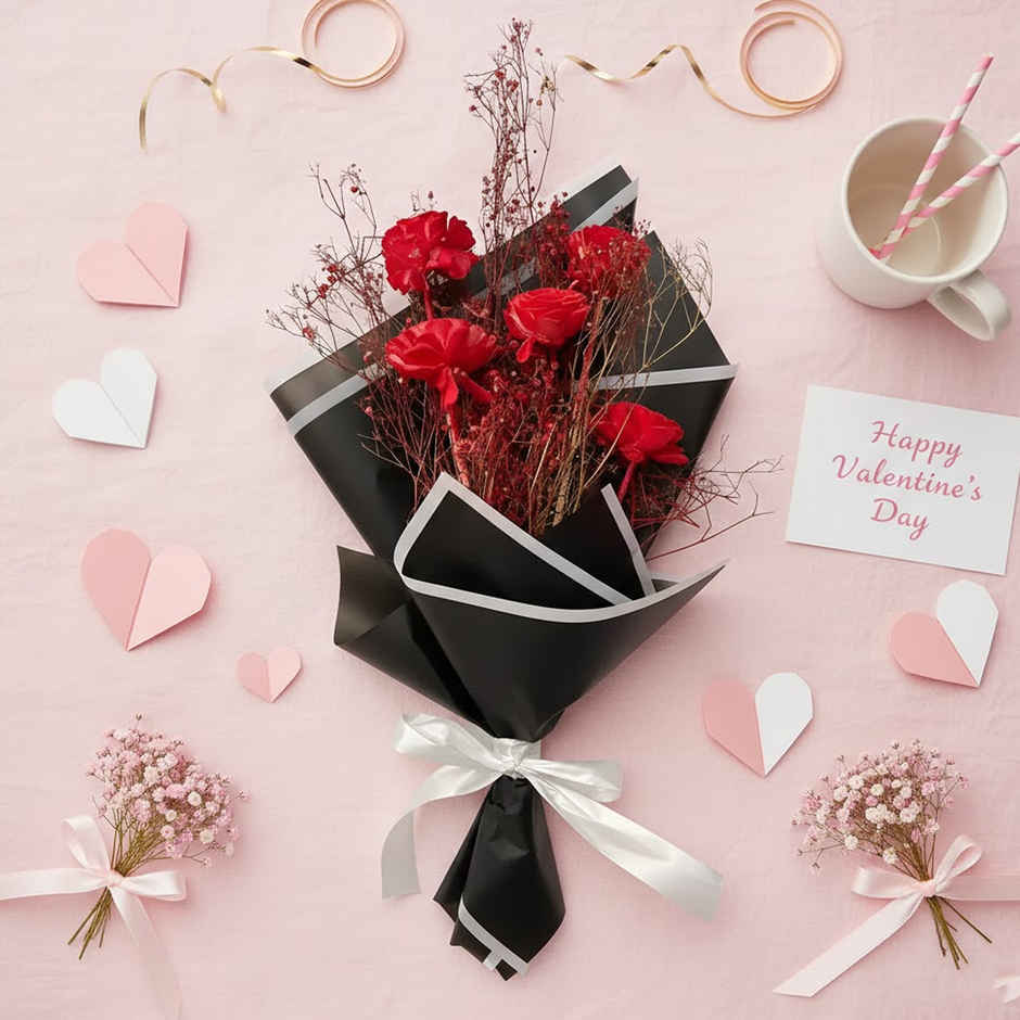 Roselle Dried Flower Bouquet | Ideal for Gifting | Farmerr