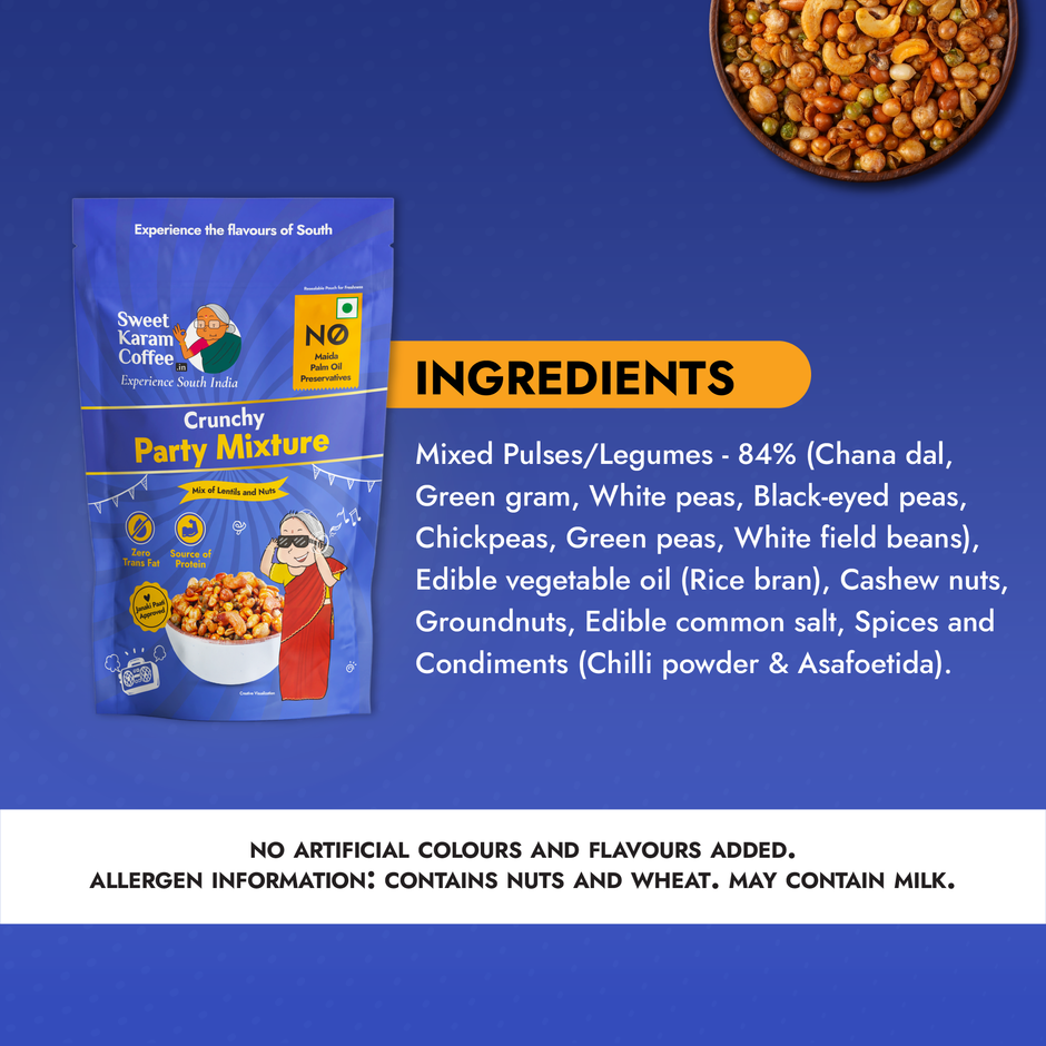 Sweet Karam Coffee Crunchy Party Mixture | No Palm Oil