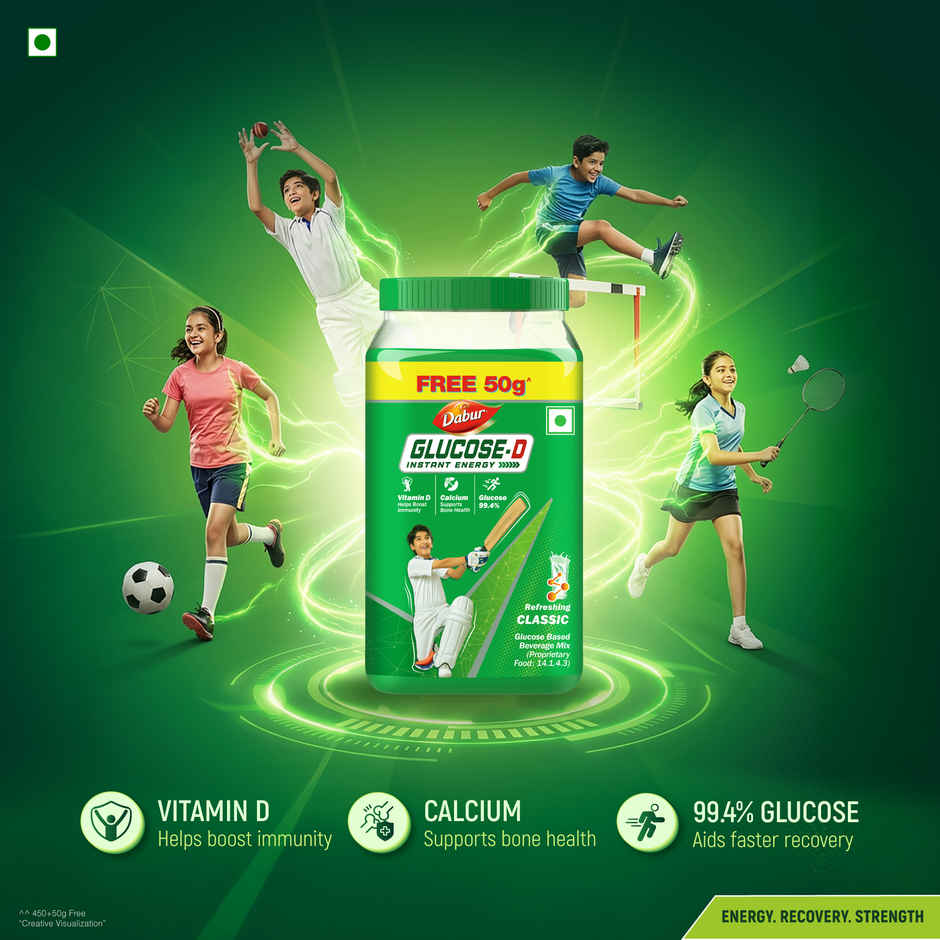 Dabur Glucose-D Instant Energy Powder
