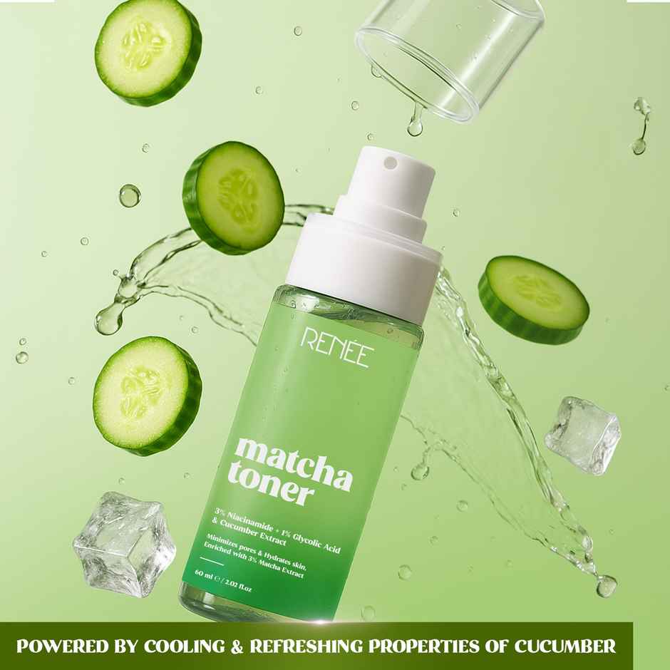 RENEE Matcha Face Toner | Fades Blemishes, Hydrates & Unclogs Pores|Cools, Soothes & Refreshes Skin