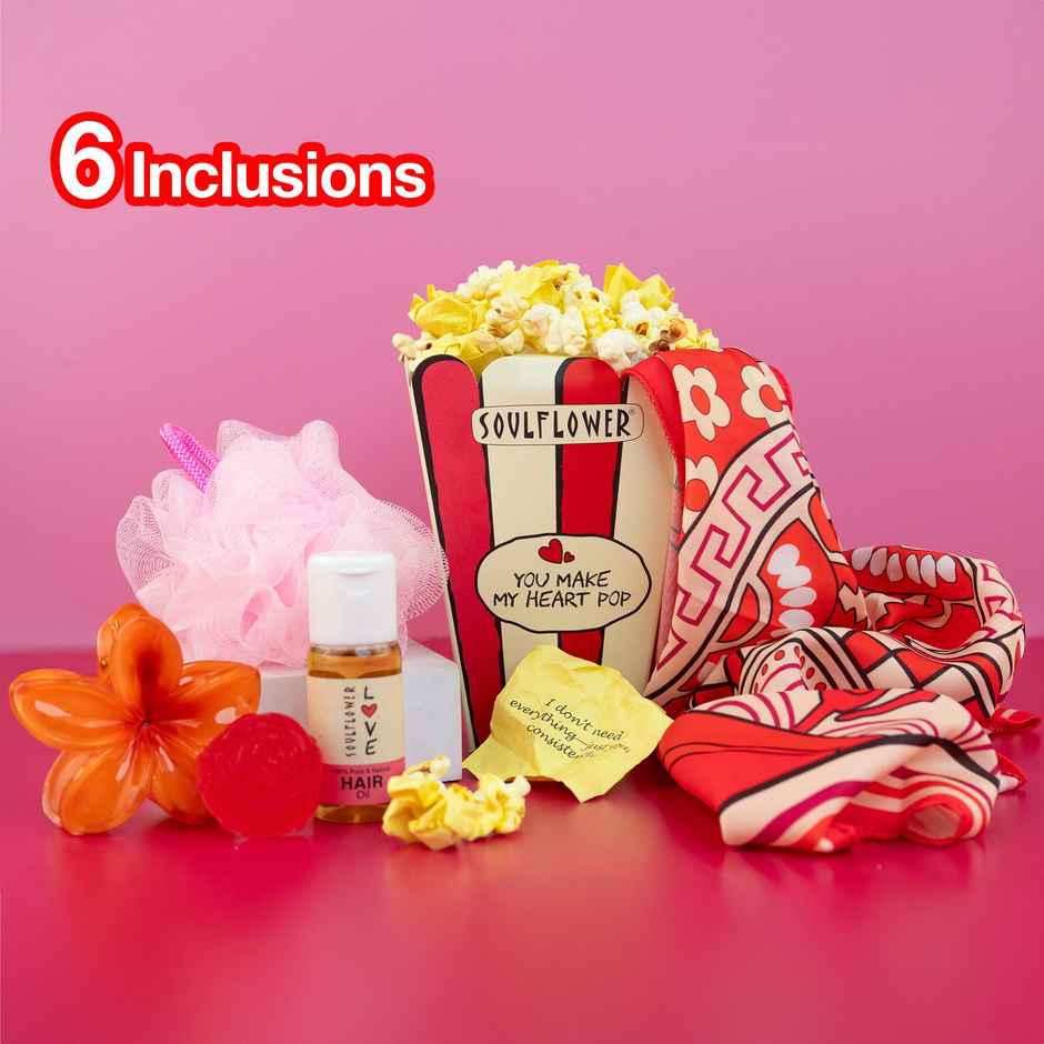 Popcorn Celebration Gift Hamper | Fun Surprise Box | Soulflower