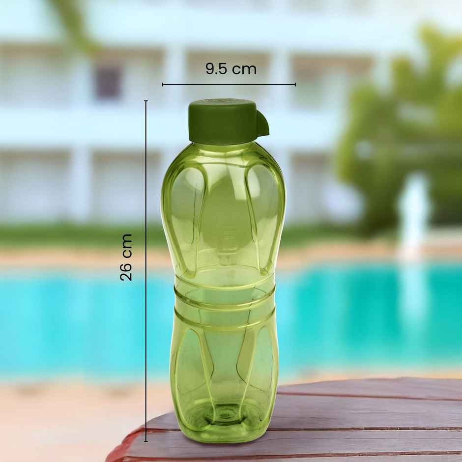 Flair Aqua Pet Bottle With Regular Cap 1000 ml - Blue & Green