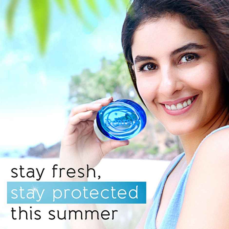 Pears Soft & Fresh Bathing Bar with 98% Pure Glycerine & Mint Extracts - For Fresh Glow