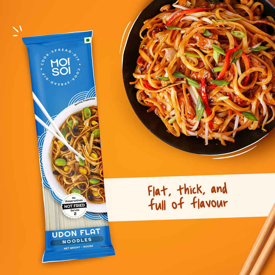 MOI SOI Udon Noodles - Non-Sticky, Easy To Cook, No Preservatives