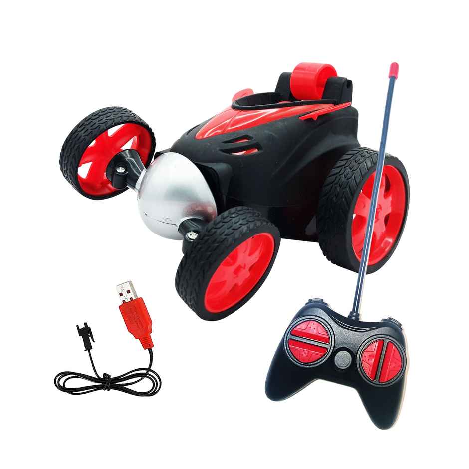 SEEDO Remote Control Car 1:24 , 27 MHz, USB Rechargeable, Fast Speed stunt Car | Red