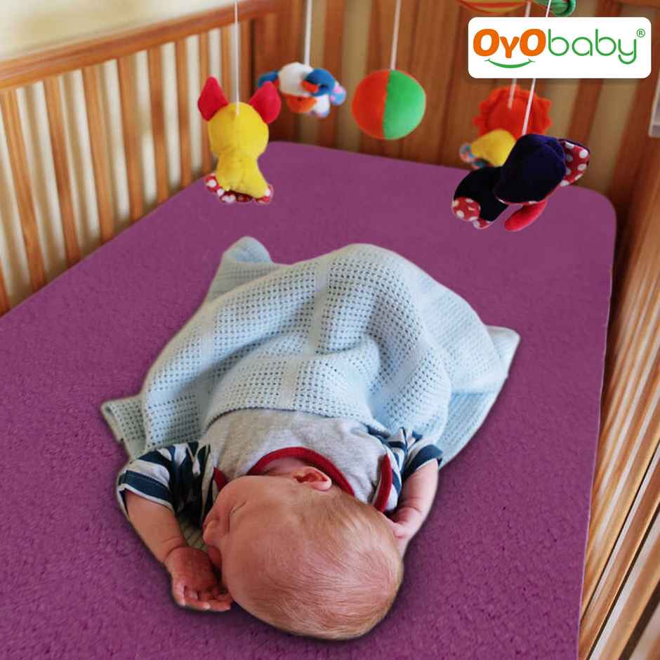 Oyo Baby Waterproof Dry Sheet M 100Cm X 70Cm, Rani Pink