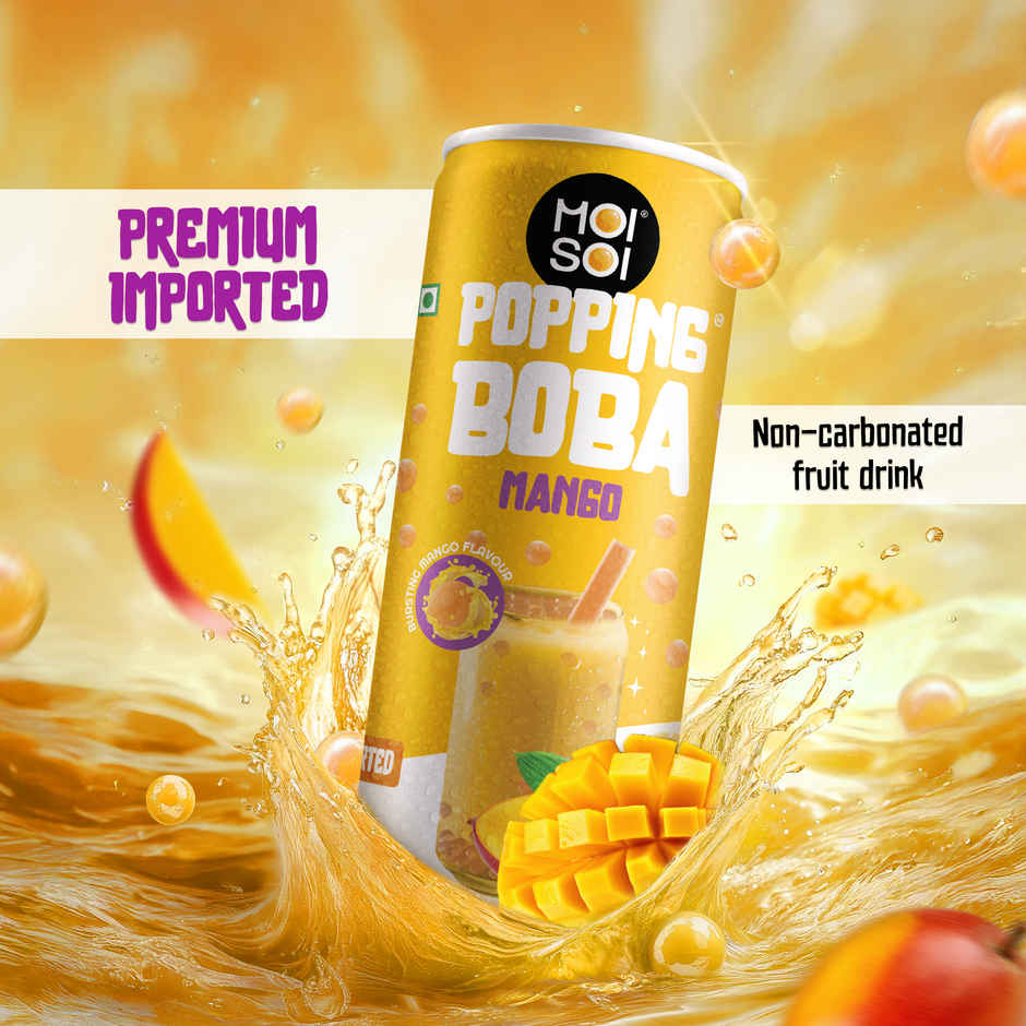 Moi Soi Popping Boba With Mango Fruit Drink