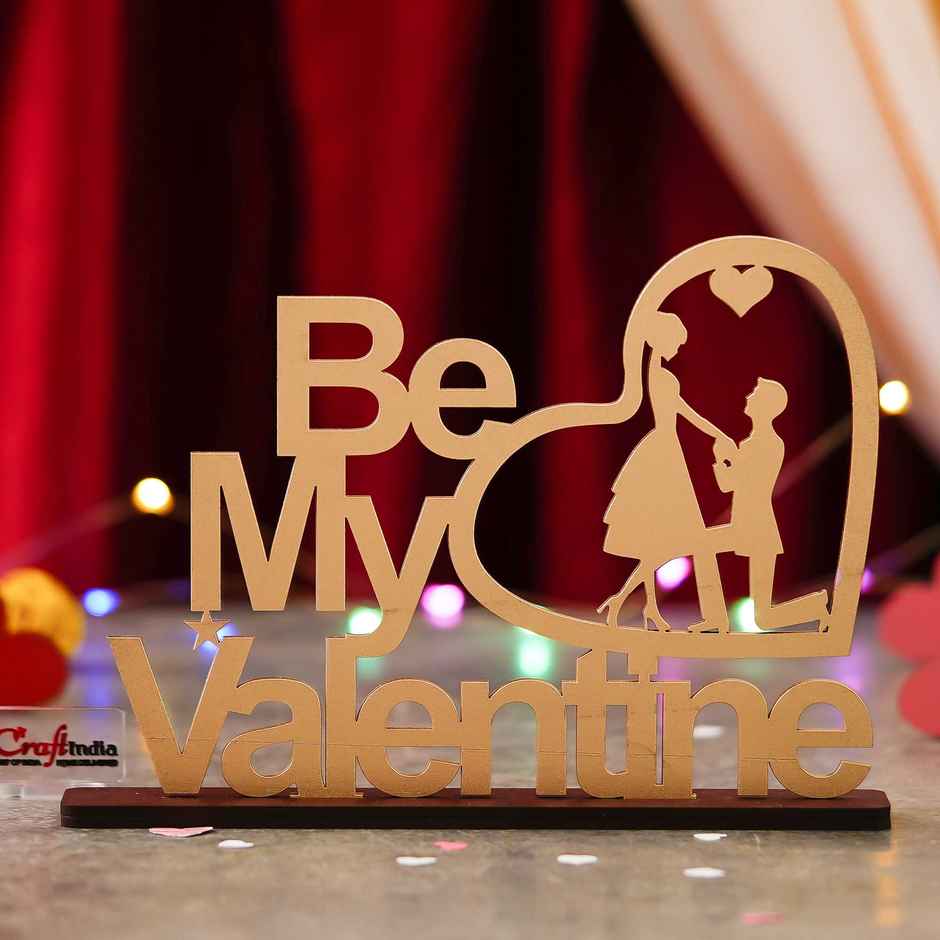 Golden Couple Showpiece Romantic Home Decor Gift | eCraftIndia