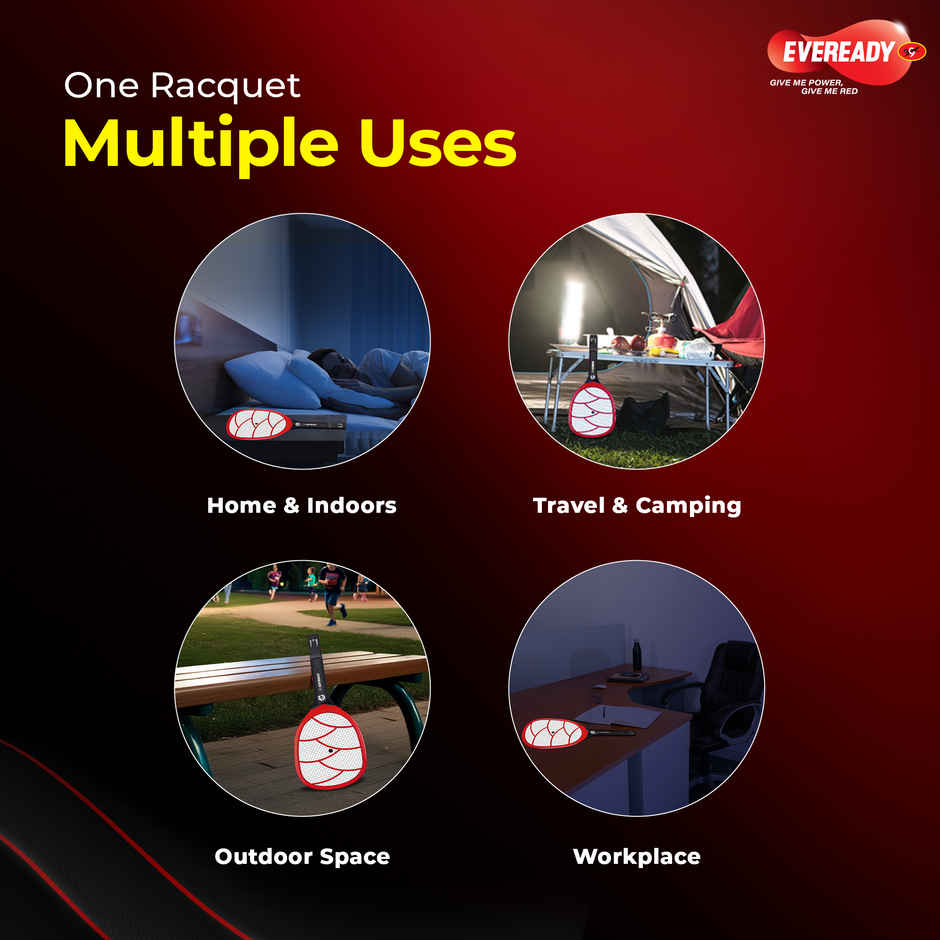 Eveready Power Zap Max Mosquito Racquet