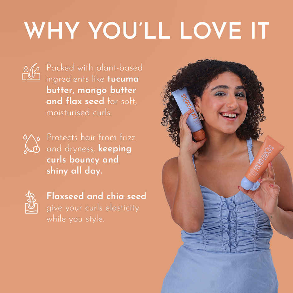 Fix My Curls Curl Quenching Moisture Styling Duo | For Curly, Wavy, Dry, Frizzy Hair, Frizz Control