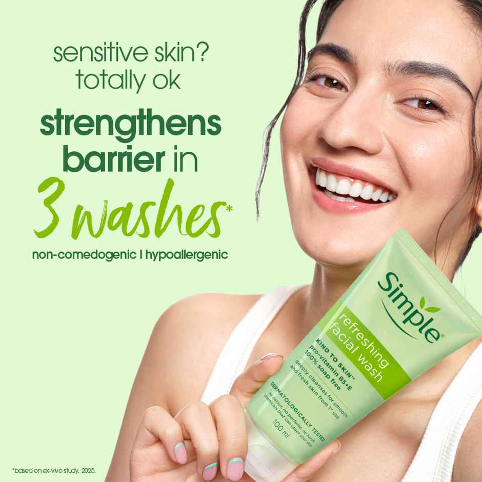 Simple Kind to Skin Refreshing Facial Wash