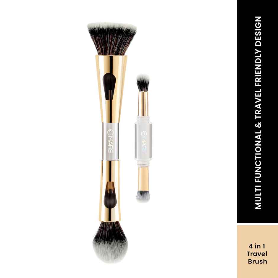 MARS Cosmetics 4 in 1 Travel Makeup Brush