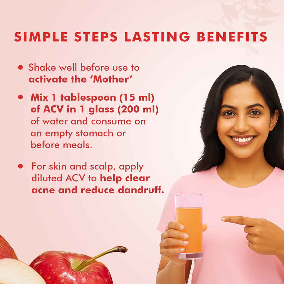 Dr. Morepen Apple Cider Vinegar with Vitamins & Minerals Helps in Weight Loss