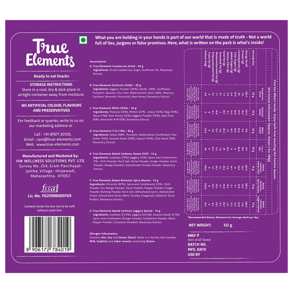 True Elements Festive Diwali Gift Celebration Hamper