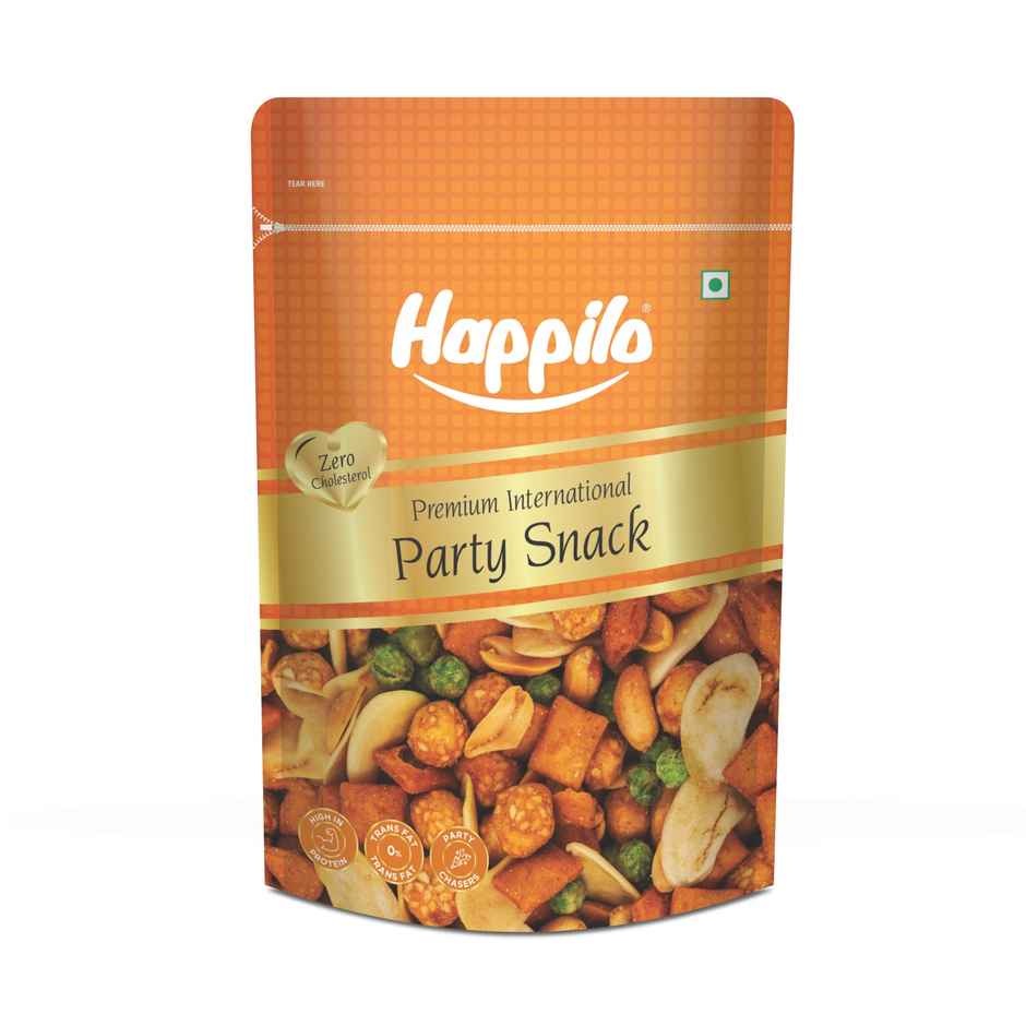 Happilo International Party Snack | Peanuts, Green Peas | Healthy Snack