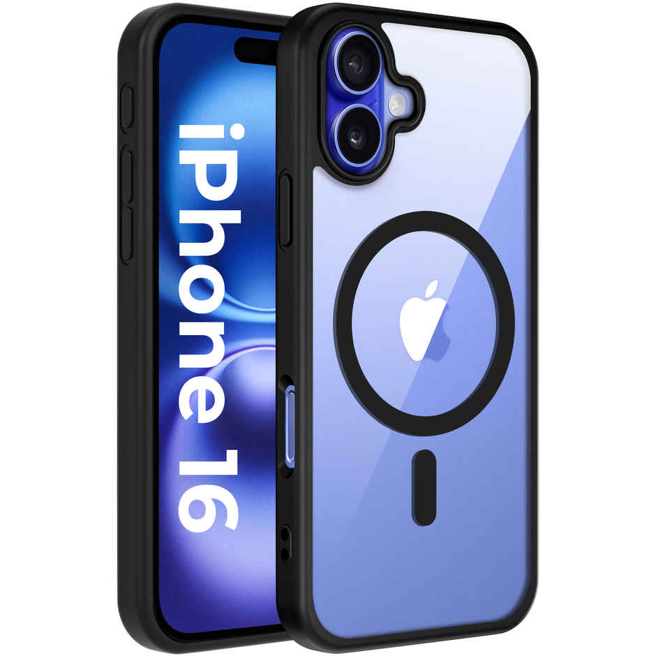 Artistque Case For iPhone 16 Back Cover | Mag-Safe | Black