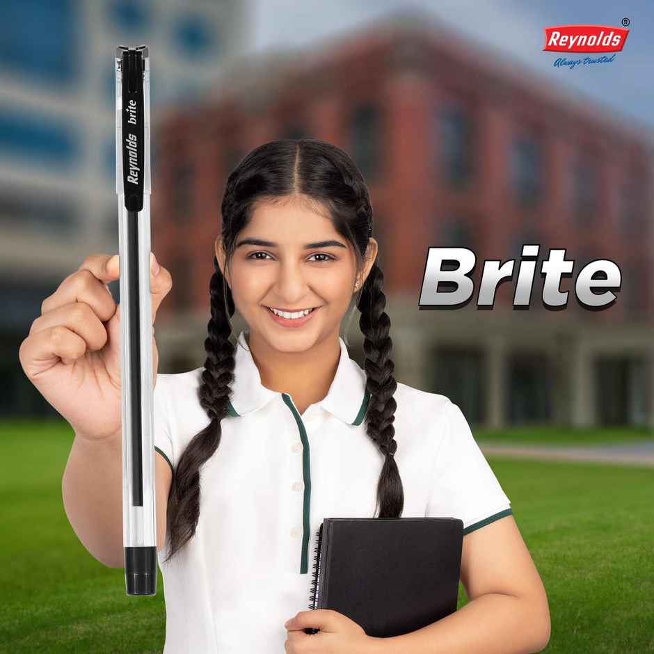 Reynolds Brite Ball Pen Set (5 Black Pens)