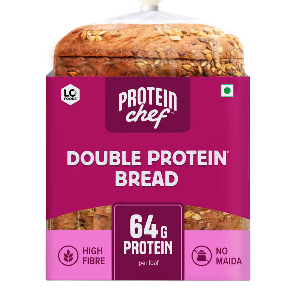 Double Protein Bread (64g protein Multigrain Bread, No Maida No Preservatives)
