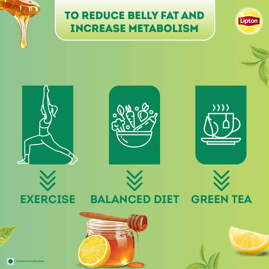 Lipton Honey Lemon Green Tea Bags