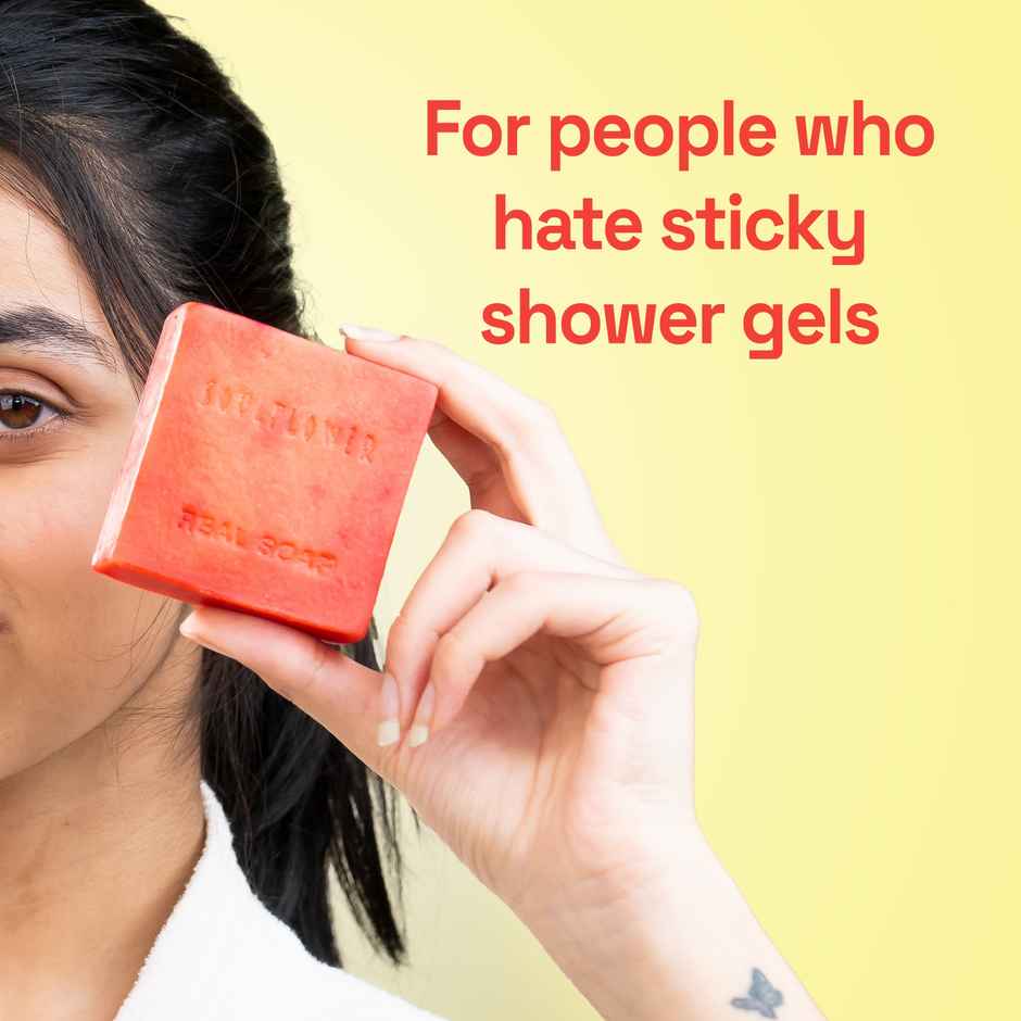 Soulflower Orange & Carrot Brightening Soap for Glowing Skin | Natural | 1 Pc