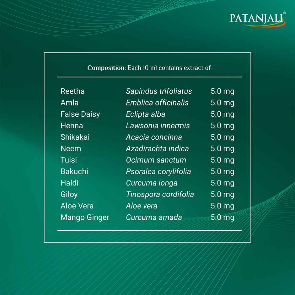 Patanjali Kesh Kanti Natural Hair Cleanser Shampoo Prevents Dryness