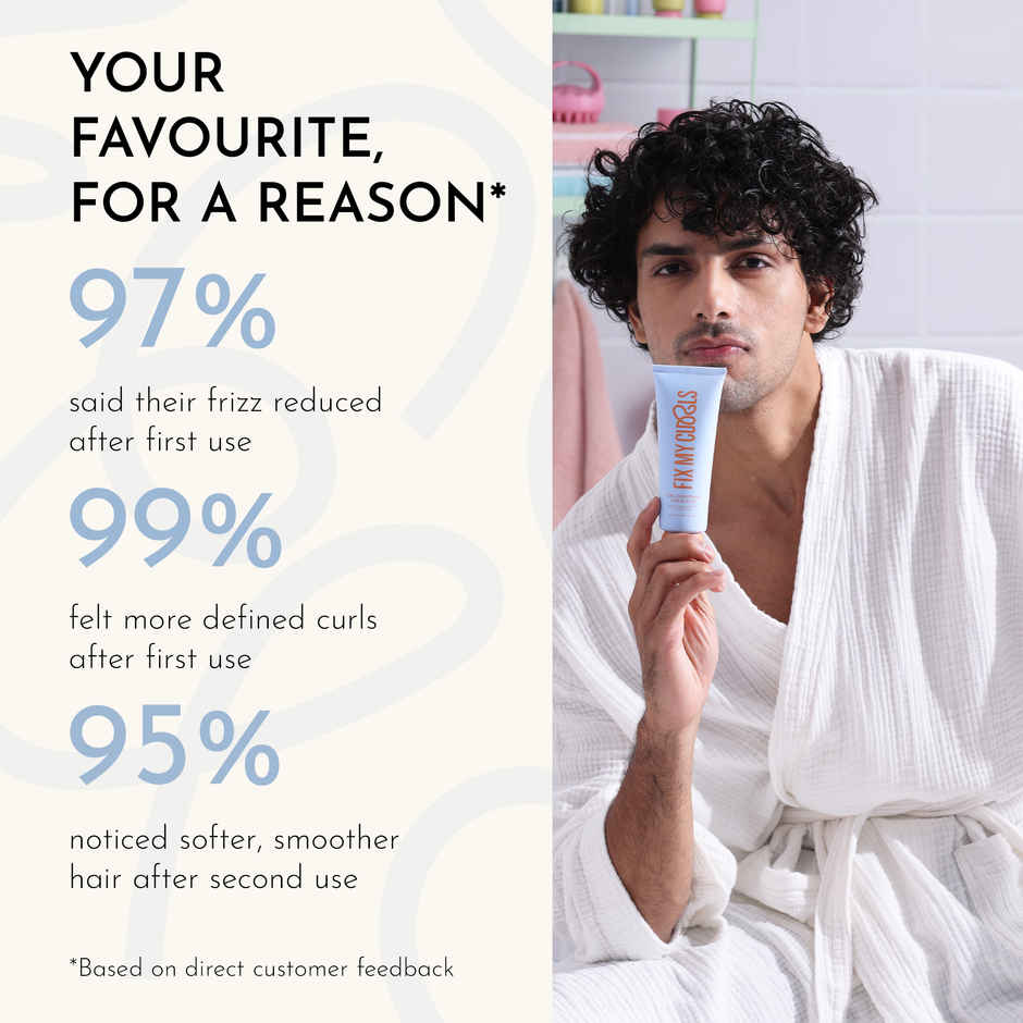 Fix My Curls Curl Quenching Hair Butter|For Curly, Wavy, Frizzy Hair | Silicone Free Hair Cream