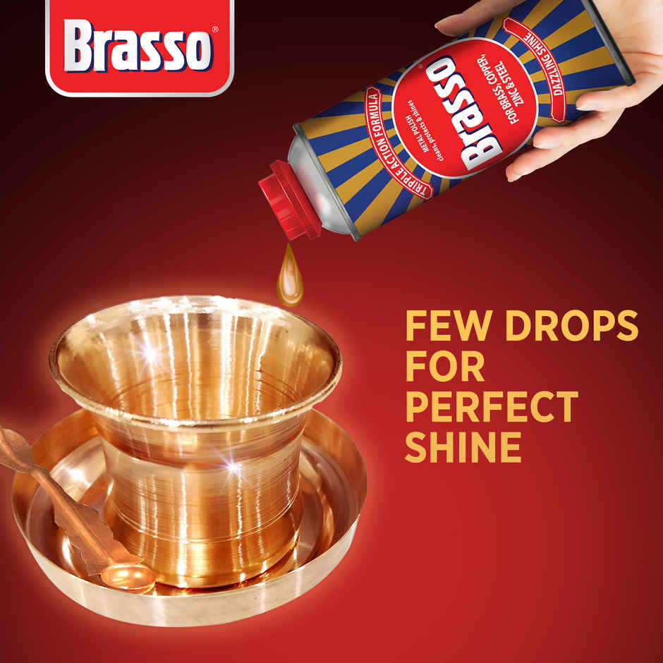Brasso Metal Polish for Brass, Copper, Zinc & Steel