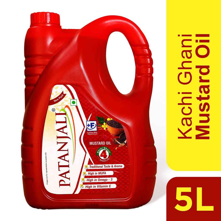 Patanjali Mustard Oil Jar