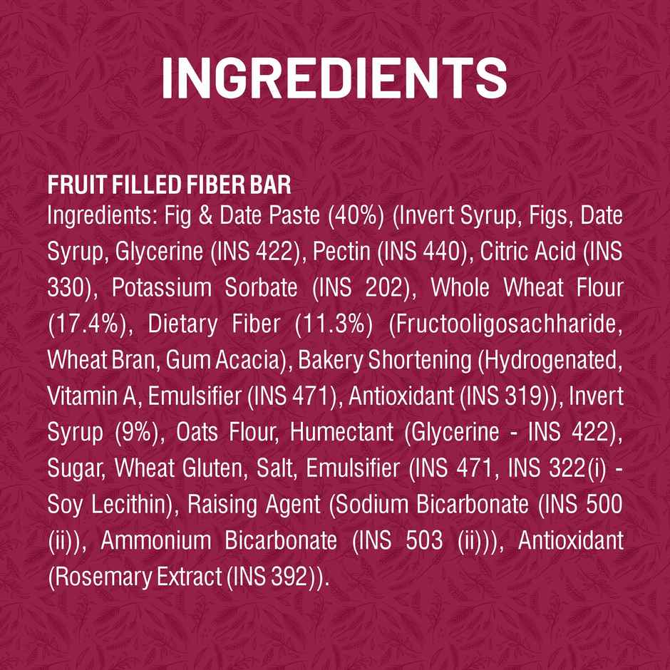 Rite Bite Fig & Date Fruitfill Fiber Energy Bar