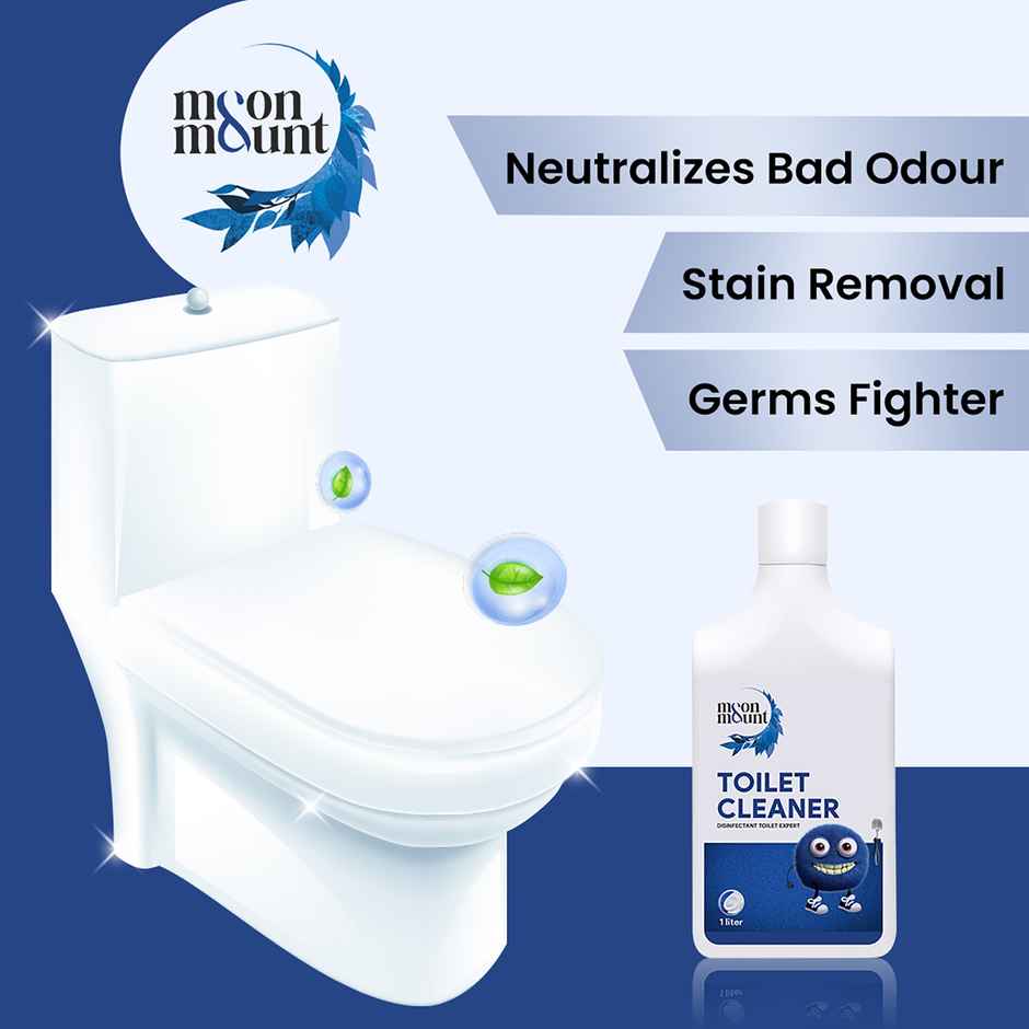 Moon&Mount Toilet Seat Cleaners | Liquid Effective All Purpose Cleaners