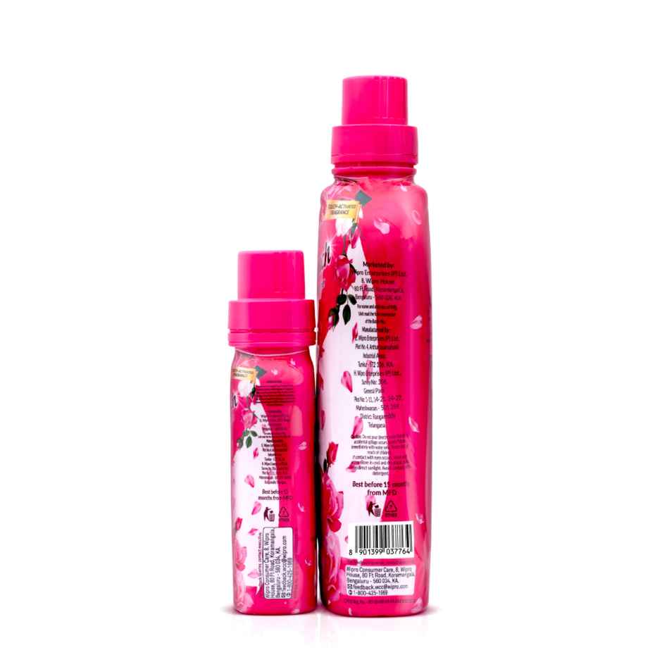 Softouch Yardley Fabric Conditioner|Long lasting fragrance for Clothes|Windsor Rose - 800 + 210 ml