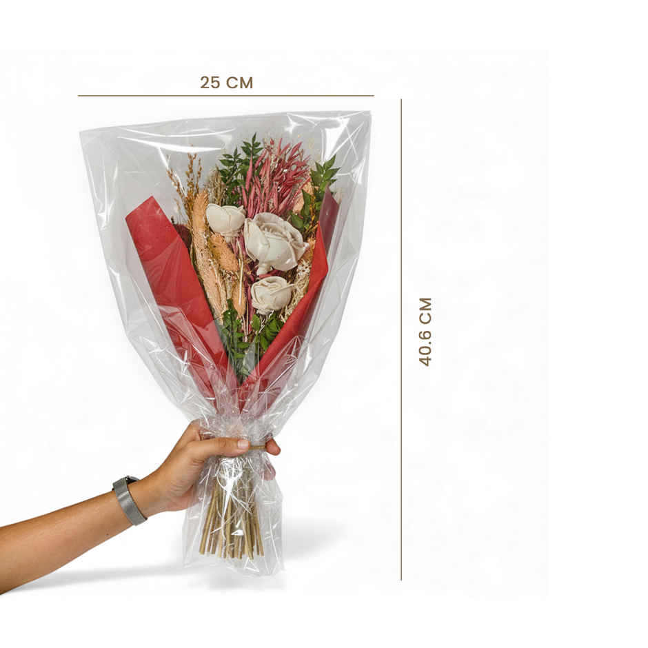 Red Velvet Rose Love Bouquet with Fragrance Spray | Ideal for Gifting | IRIS