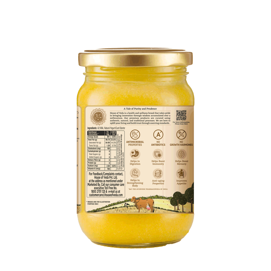 House Of Veda A2 Bilona Cow Ghee