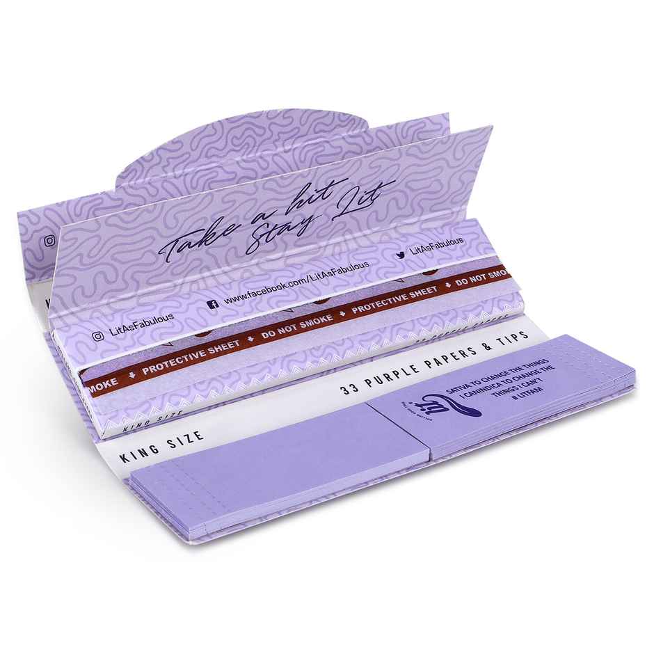 LIT ELITe Pack Purple Rolling Paper