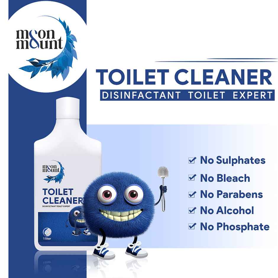 Moon&Mount Toilet Seat Cleaners | Liquid Effective All Purpose Cleaners