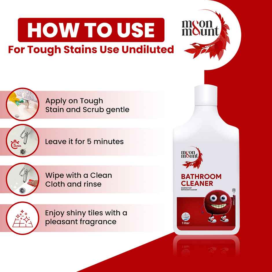 Moon&Mount Disinfectant Bathroom Cleaner Liquid