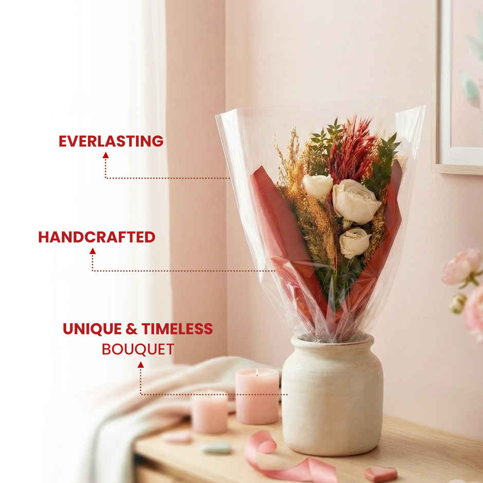 Red Velvet Rose Love Bouquet with Fragrance Spray | Ideal for Gifting | IRIS