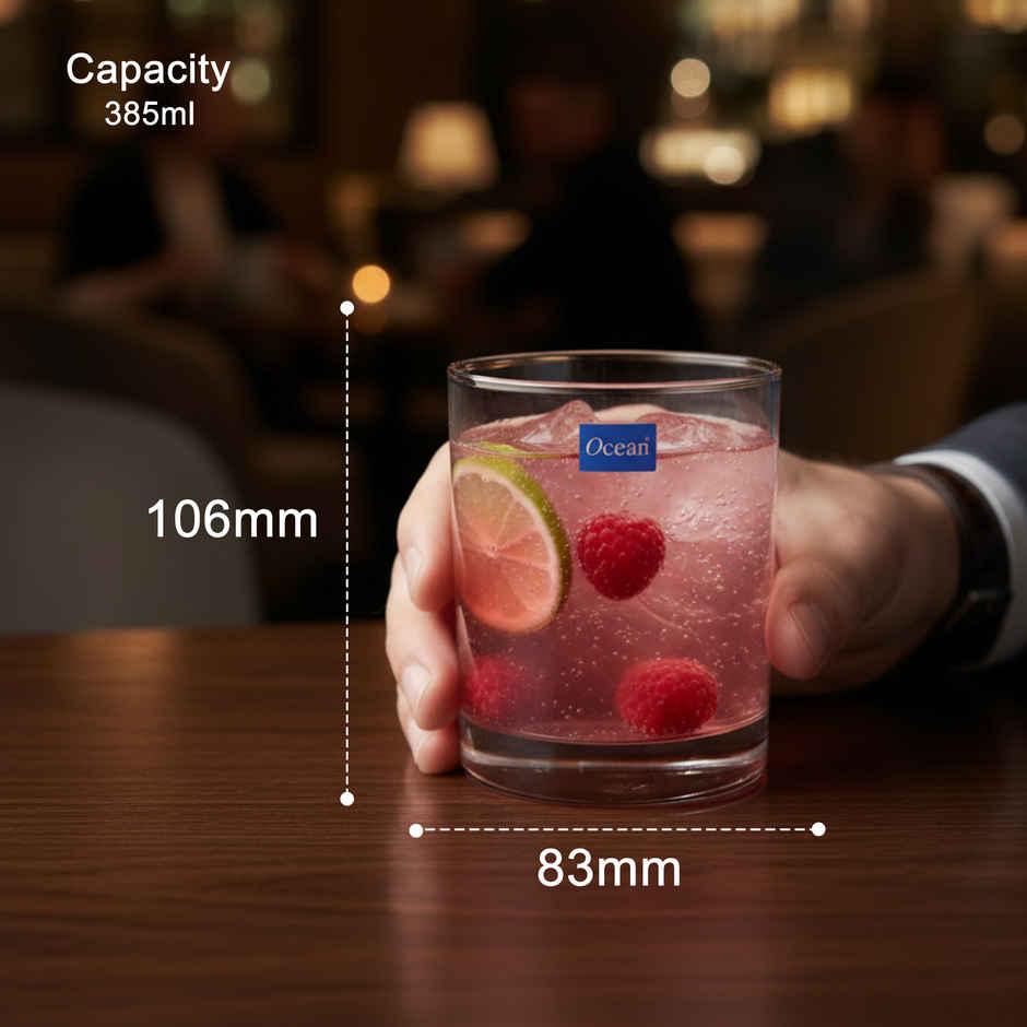 San Marino Whisky Glass | 6 pcs | 385 ml | Ocean Glassware