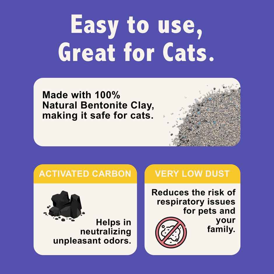 Purple Tails Canada Odour Control Cat Litter | Lavender