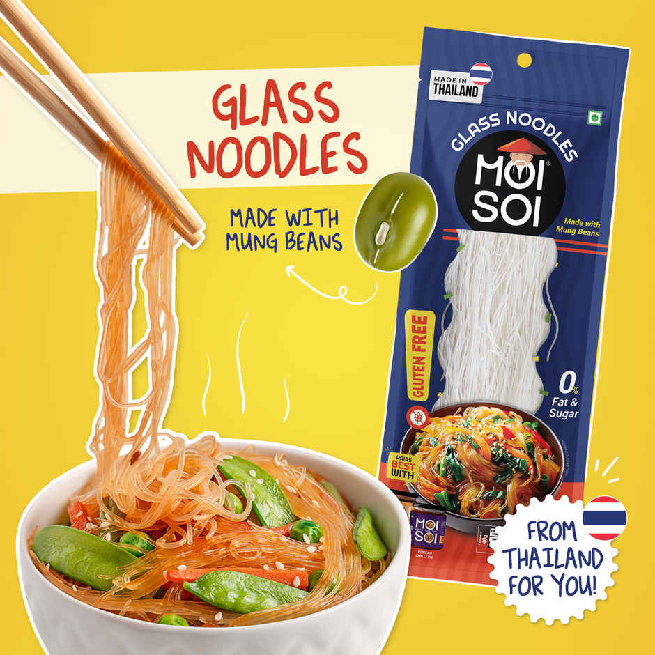 Moi Soi Glass Noodles Made with Mung Beans